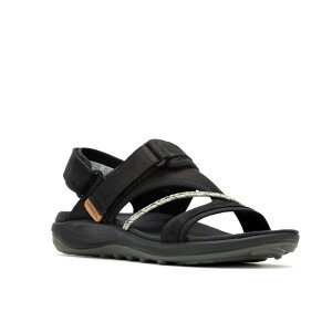 ������ ���f�B�[�X �V���[�Y �T���_�� Merrell Terran 4 Backstrap Black �u���b�N