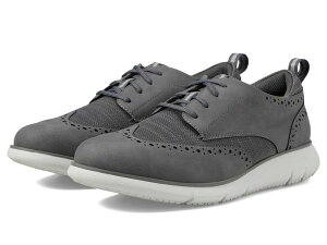 �m���u�b�V�� �����Y �V���[�Y �I�b�N�X�t�H�[�h ���[�X �j�b�g Nunn Bush Stance Knit Wing Tip Oxford Lightweight Lace-Up Gray �O���[