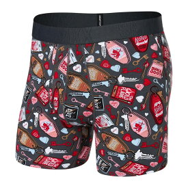 【送料無料】 サックスアンダーウェアー メンズ ボクサーパンツ アンダーウェア Droptemp Cooling Cotton Boxer Brief Fly No Tell Motel/G