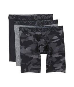 A_[A[}[ Y A_[EFA {NT[pc Black Under Armour 3-Pack Performance Tech Print 9h Boxer Briefs