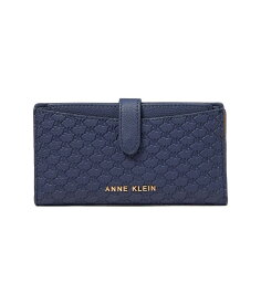 【送料無料】 アンクライン レディース ハンドバッグ バッグ AK 2 Piece Embossed Logo Wallet With Insert Midnight