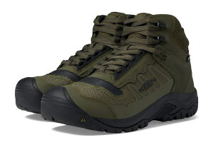 L[ Y V[Y u[cECu[c KEEN Utility Reno Mid KBF WP Soft Toe Dark Olive/Blac I[u