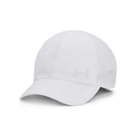 【送料無料】 アンダーアーマー レディース 帽子 アクセサリー Iso-Chill Launch Adjustable Hat White/White/Ref