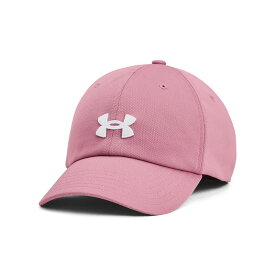 【送料無料】 アンダーアーマー レディース 帽子 アクセサリー Blitzing Hat Adjustable Pink Elixir/Whi