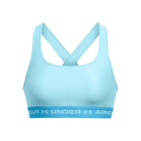 【送料無料】 アンダーアーマー レディース ブラジャー アンダーウェア Cross-Back Mid Bra Sky Blue/Capri/