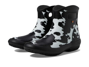 {OX fB[X V[Y u[cECu[c AN Bogs Patch Ankle - Cow Black/White zCg