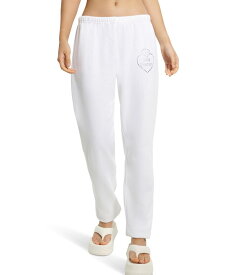 【送料無料】 ジューシークチュール レディース カジュアルパンツ スウェットパンツ ボトムス Vday Vintage Sweatpant White