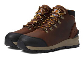 【送料無料】 カーハート メンズ ブーツ・レインブーツ シューズ Gilmore Waterproof 5" Alloy Toe Work Hiker Dark Brown Oil