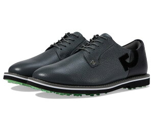 W[tHA Y V[Y Xj[J[ U[ GFORE Men's Gallivanter Pebble Leather Two Tone Golf Shoes Charcoal `R[