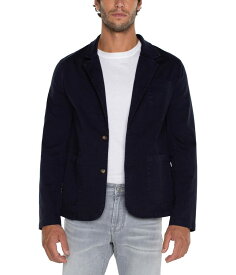 【送料無料】 リヴァプール ロサンゼルス メンズ コート アウター Twill Chino Patch Pocket Blazer Ink