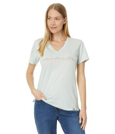 【送料無料】 カーハート レディース シャツ トップス Relaxed Fit Lightweight Short Sleeve Carhartt Graphic V-Neck T-Shirt Dew Drop