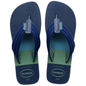 【送料無料】 ハワイアナス メンズ サンダル シューズ Urban Print Sandals Indigo Blue