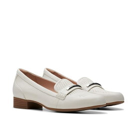 【送料無料】 クラークス レディース スリッポン・ローファー シューズ Juliet Aster Off-White Leath