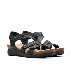 N[NX fB[X V[Y q[ Clarks Calenne Clara Black Combi ubN