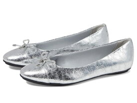 【送料無料】 アンクライン レディース サンダル シューズ Luci Ballet Flats Silver