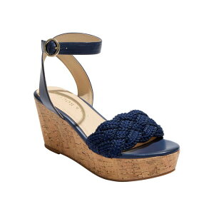 �W���b�N���W���[�X ���f�B�[�X �V���[�Y �q�[�� Jack Rogers Dumont Woven Rope Wedge Midnight