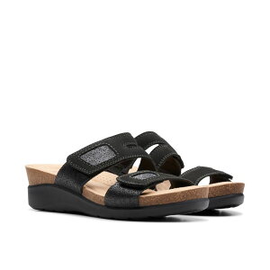 �N���[�N�X ���f�B�[�X �V���[�Y �q�[�� Clarks Calenne Maye Black Combi �u���b�N