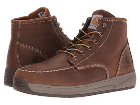 【送料無料】 カーハート メンズ ブーツ・レインブーツ シューズ 4 Lightweight Wedge Boot Brown Oil Tanne