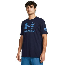 【送料無料】 アンダーアーマー メンズ シャツ トップス Freedom Logo T-Shirt Midnight Navy/V