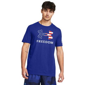 【送料無料】 アンダーアーマー メンズ シャツ トップス Freedom Logo T-Shirt Royal/Mod Gray