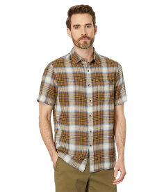 【送料無料】 ペンドルトン メンズ コート アウター Dawson Linen Shirt Short Sleeve Adobe/Tan/Blue