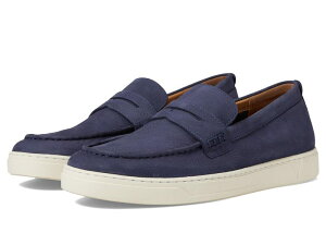 oCIjbN Y V[Y Xb|E[t@[ VIONIC Thompson Slip-ons Navy Blue Leath lCr[