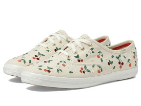 【送料無料】 ケッズ レディース スニーカー シューズ Keds X Rifle Paper Champion Cherries Natural/Red