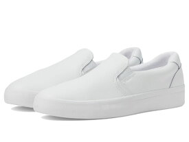 【送料無料】 ケッズ レディース スニーカー シューズ Pursuit Slip On White Leather