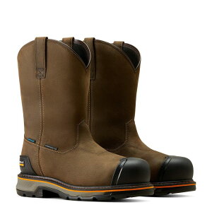 �A���A�g �����Y �V���[�Y �u�[�c�E���C���u�[�c Ariat Stump Jumper Pull-On BOA Waterproof Composite Toe Work Boot Iron Coffee �R�[�q�[