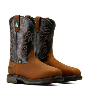 �A���A�g �����Y �V���[�Y �u�[�c�E���C���u�[�c Ariat WorkHog MetGuard CSA Waterproof Composite Toe Work Boot Dark Copper
