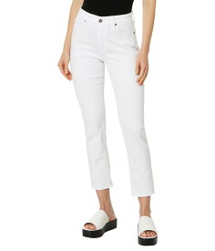 【送料無料】 エージージーンズ レディース デニムパンツ ジーンズ ボトムス Mari High Rise Slim Straight Crop Jeans Modern White