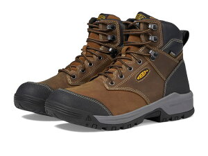 L[ Y V[Y u[cECu[c KEEN Utility Evanston 6 h Soft Toe Waterproof Bison/Black ubN