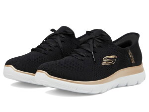 XPb`[Y fB[X V[Y Xj[J[ SKECHERS Summits Night Chic Hands Free Slip-Ins Black/ Rose Gol ubN