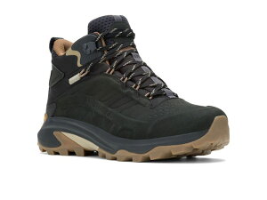  Y V[Y u[cECu[c h U[ Black Merrell Moab Speed 2 Leather Mid Waterproof