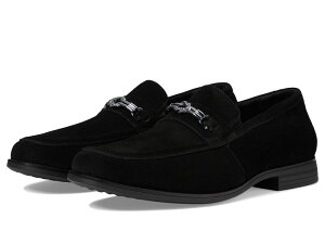 XeCV[A_X Y V[Y Xb|E[t@[ Stacy Adams Ravelle Moc Toe Bit Slip-On Black Suede ubN