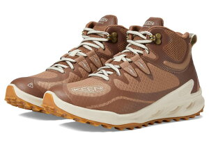 L[ fB[X V[Y u[cECu[c KEEN Zionic Mid Height Waterproof All Terrain Warm Taupe/Birc g[v