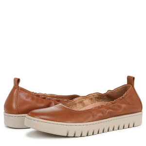 oCIjbN fB[X V[Y T_ VIONIC Uptown Ballet Slip-ons Tan Brown Leath uE