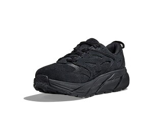zJIlIl fB[X V[Y Xj[J[ XG[h Hoka Clifton L Suede Black/Black ubN
