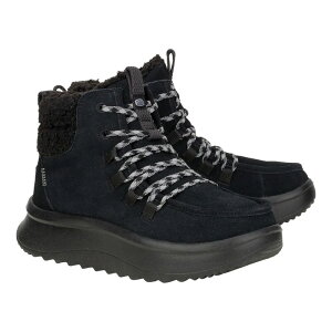 wCf[h fB[X V[Y Xb|E[t@[ XG[h Hey Dude Wendy Peak Apres Suede Cozy Black/Black ubN