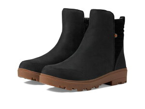{OX fB[X V[Y u[cECu[c U[ Bogs Holly Zip Leather II Black ubN