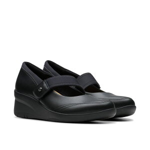 N[NX fB[X V[Y q[ Clarks Suttyn May Black Leather ubN