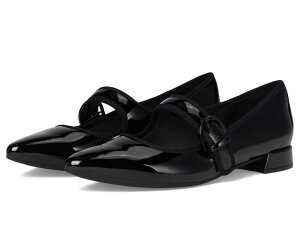 N[NX fB[X V[Y T_ Clarks Natalyn May Black Patent Sy ubN