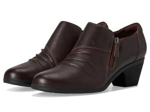 N[NX fB[X V[Y q[ Clarks Emily 2 Braley Dark Brown Leat uE