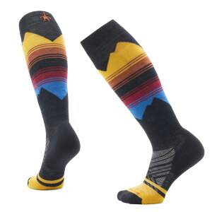 yz X}[gE[ fB[X C A_[EFA Ski Targeted Cushion Pattern Over The Calf Socks Honey Gold