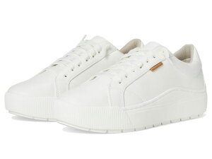 hN^[EV[ fB[X V[Y Xj[J[ [X Dr. Scholl's Time Off Go Lace Up Sneaker White Smooth zCg