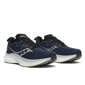 �T�b�J�j�[ �����Y �V���[�Y �X�j�[�J�[ Saucony Tempus 2 Navy/Black �u���b�N