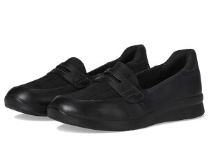 N[NX fB[X V[Y T_ Clarks Ellowyn Penny Black Leather ubN