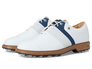 �t�b�g�W���C �����Y �V���[�Y �X�j�[�J�[ FootJoy Premiere Series Bison Golf Shoes White/Navy/Whit �z���C�g