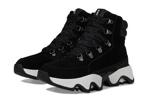 \ fB[X V[Y u[cECu[c vXTCY SOREL Kinetic? Impact Conquest Plus Waterproof Black/Sea Salt ubN