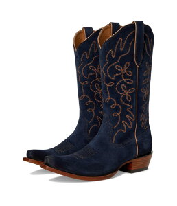 AAg fB[X V[Y u[cECu[c Ariat Jukebox Western Boots Polo Blue Suede u[